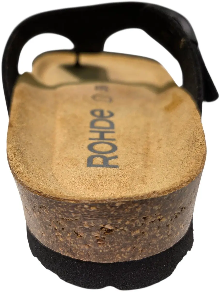 Rohde Riesa Teenslippers 5628 90 - Zwart - Maat 36