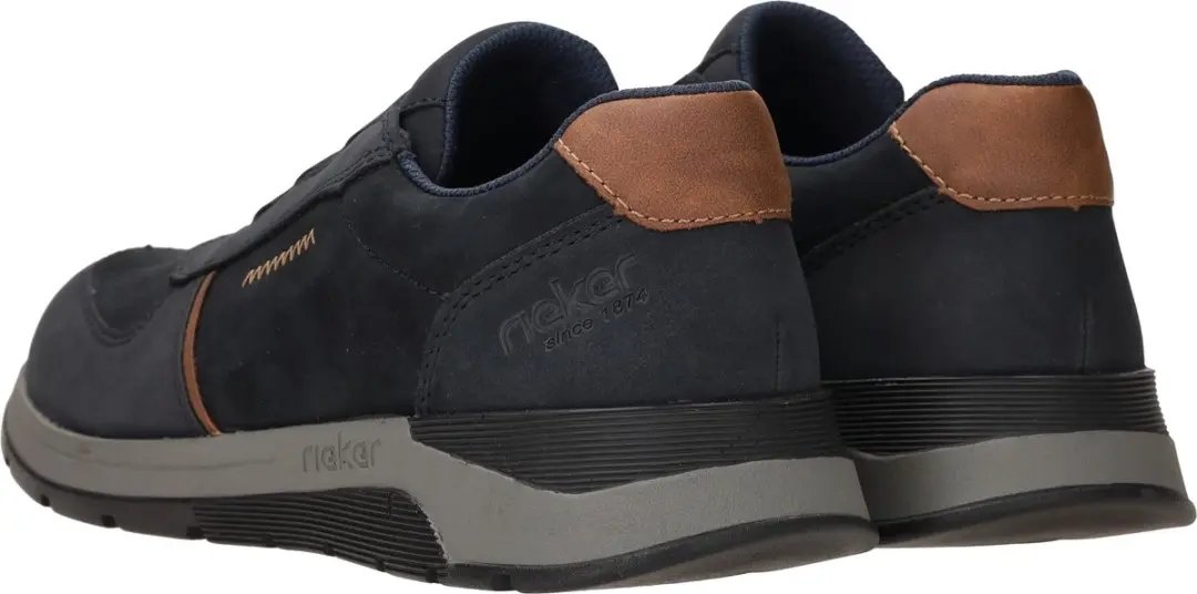 Rieker 39652 Instappers - Heren - Blauw - Maat 43