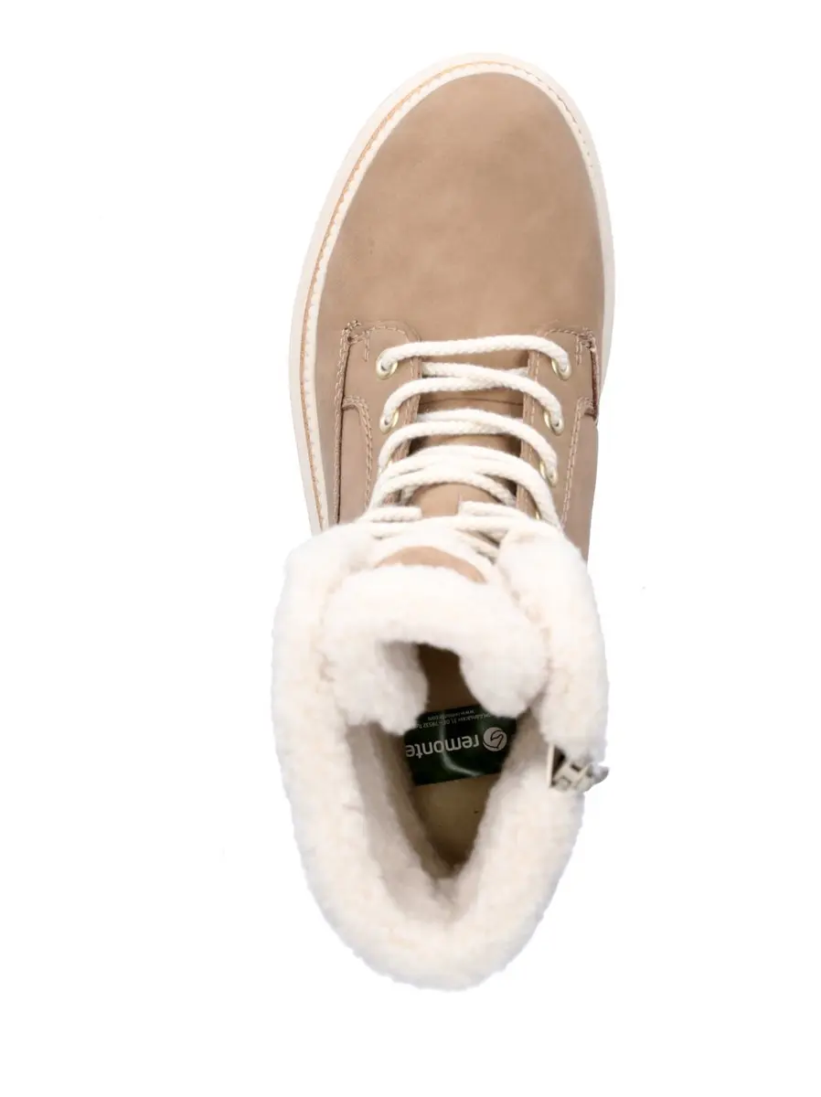 Remonte D0C77 Veterboots Dames - Beige Leer 44