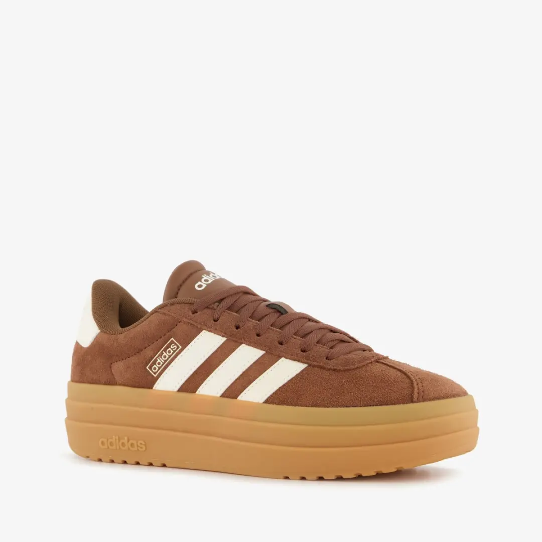 Adidas VL Court Bold suède dames sneakers bruin