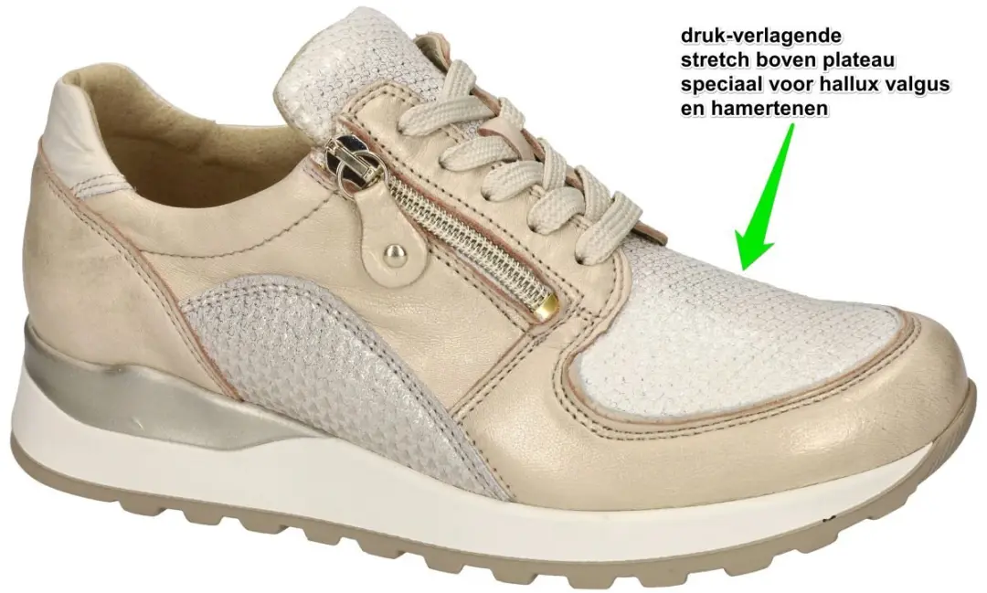 Wäldlaufer Dames Orthopedische Sneakers Goud - 38.5