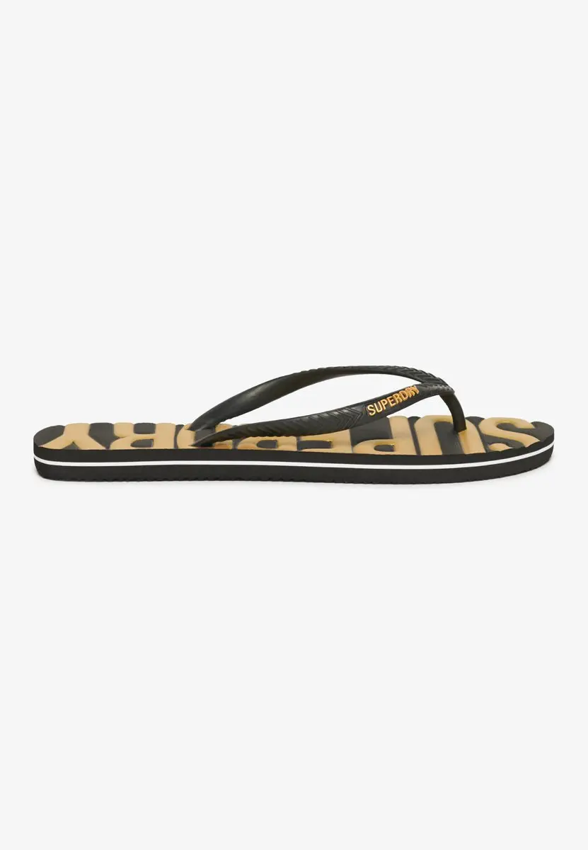 Superdry Vegan Vintage Kinderenlippers WF310228A - 56 - Black/Gold - afbeelding 5 van 6