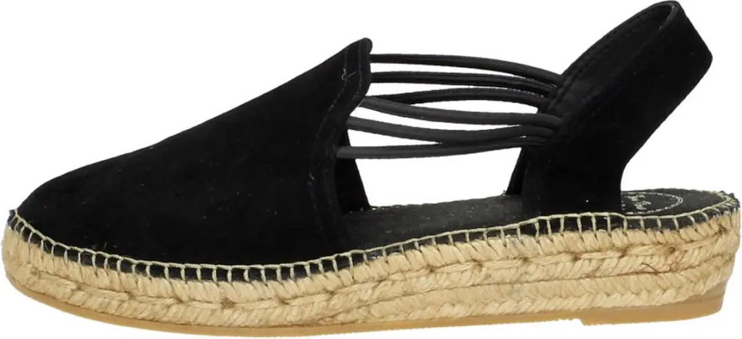 Toni Pons Nuria Dames Espadrilles - Black/Black-Black - Maat 37 - afbeelding 2 van 6