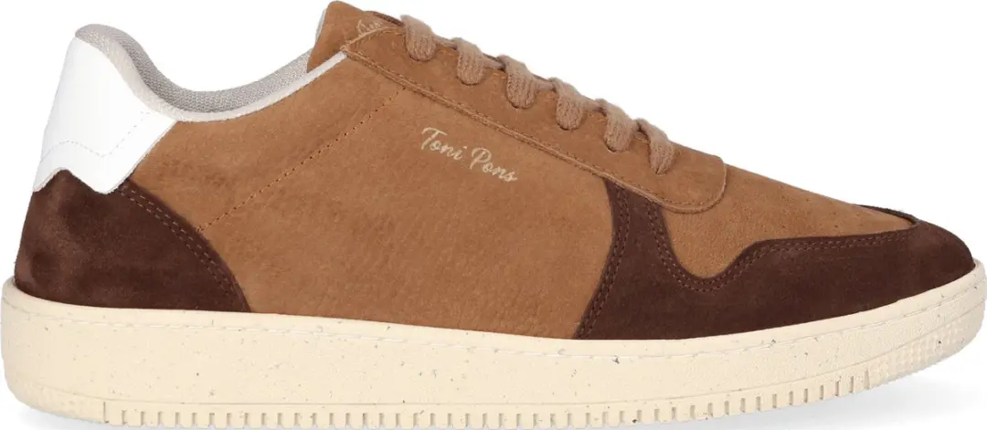 Toni Pons Dublin Heren Sneakers Nubuck Camel Maat 44