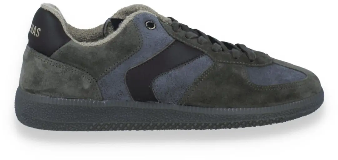 Verbenas Heren Sneaker Soro Suit Taupe /kaki
