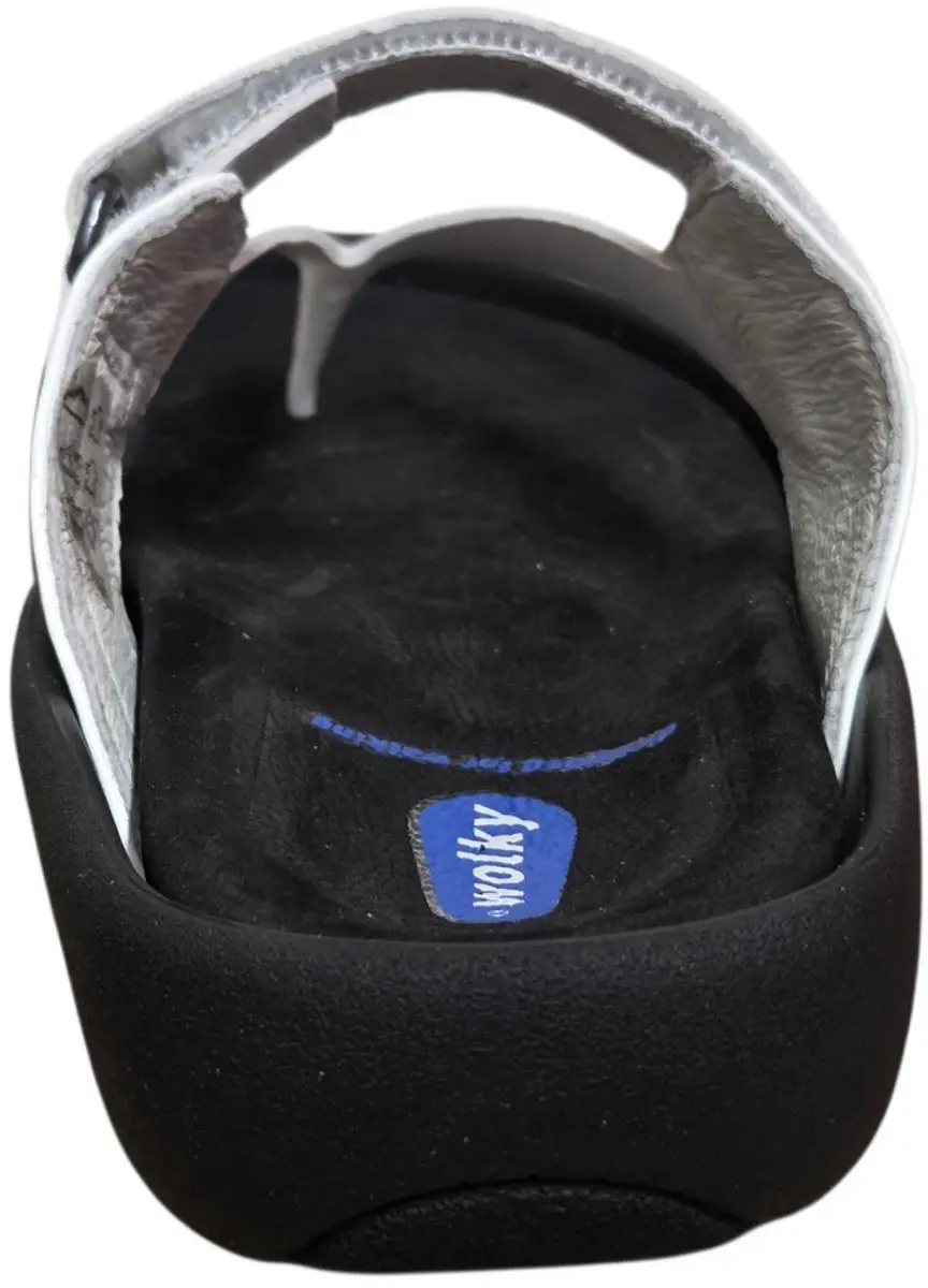 Wolky Peace Teenslipper Wit Leer - 39
