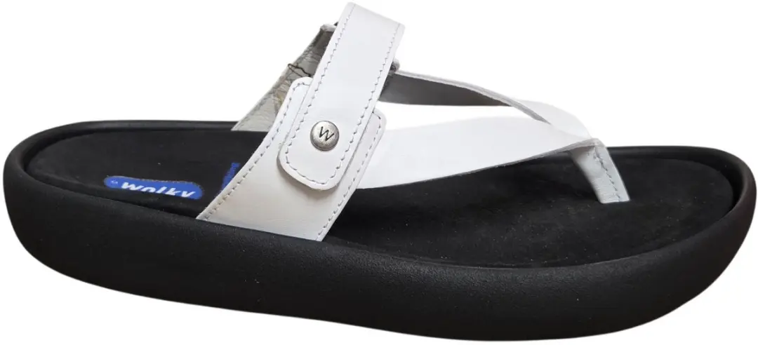 Wolky Peace Teenslipper Wit Leer - 39