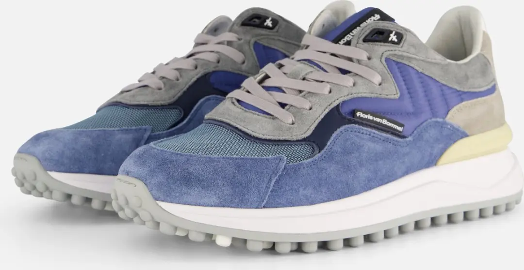 Floris van Bommel Noppi 20.05 Sneakers - Maat 41 - Blauw
