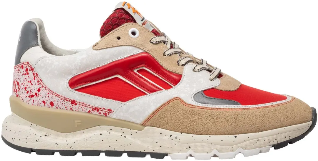 Floris van Bommel DE TREENER 01.42 Lage Sneakers - Rood - 43.5