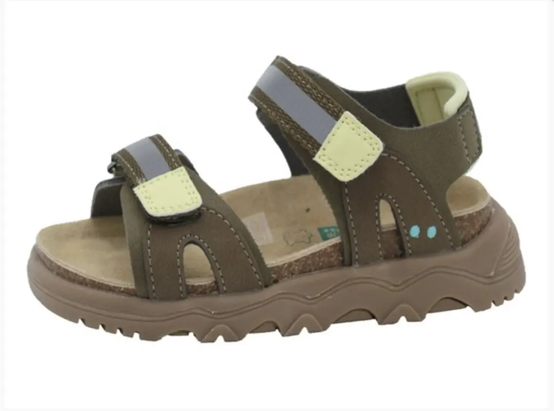 BunniesJR Jongens Platte Sandalen 226046-769 - Groen
