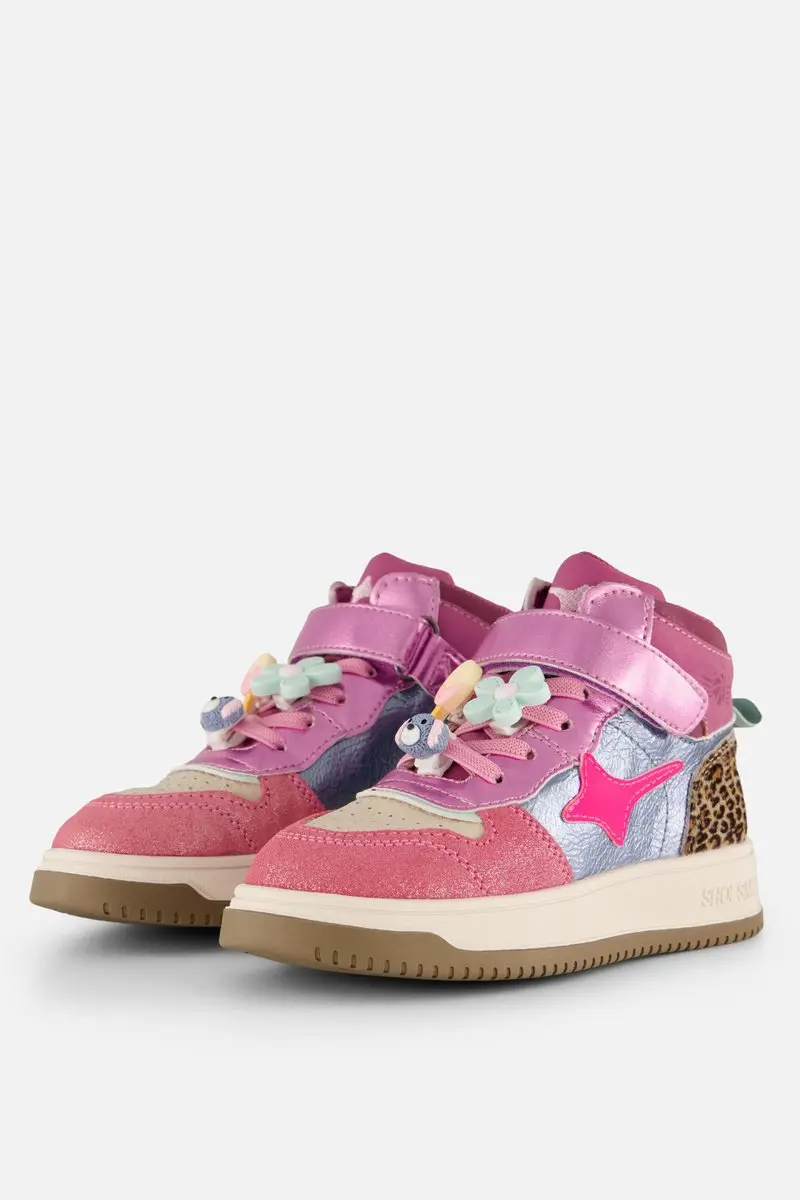Shoesme New Outsole Sneakers roze Leer