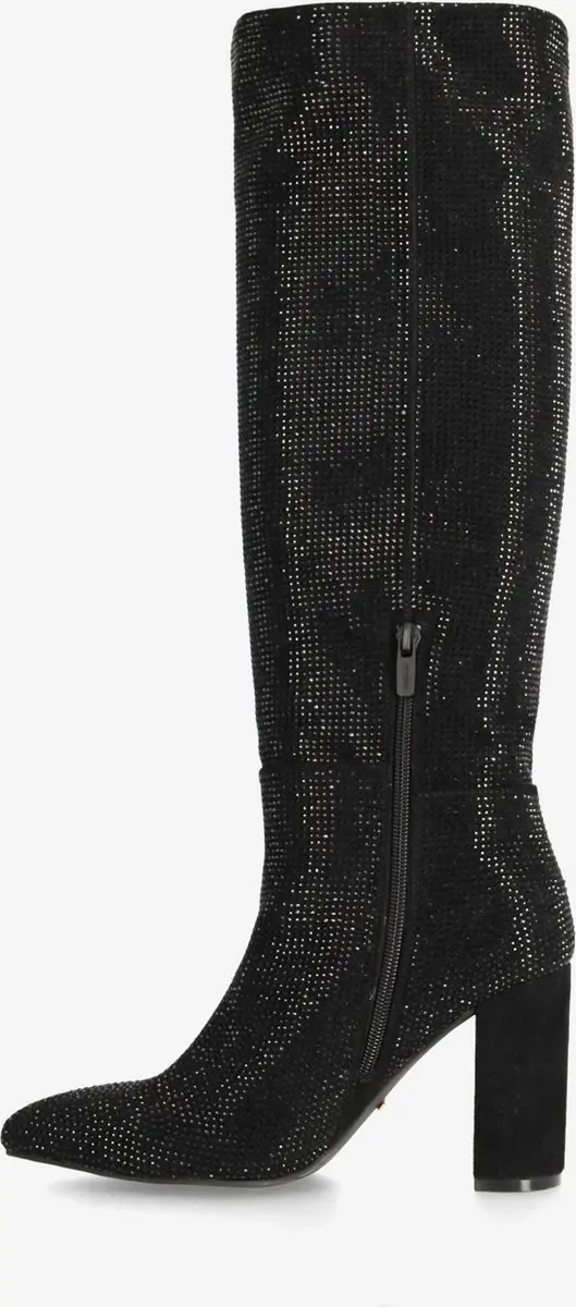 Mexx Krystal Indy Hoge Laars - Zwart - Maat 41