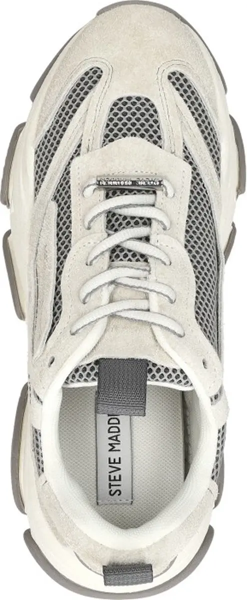 Steve Madden Possession Sneakers - Grijs - Maat 41
