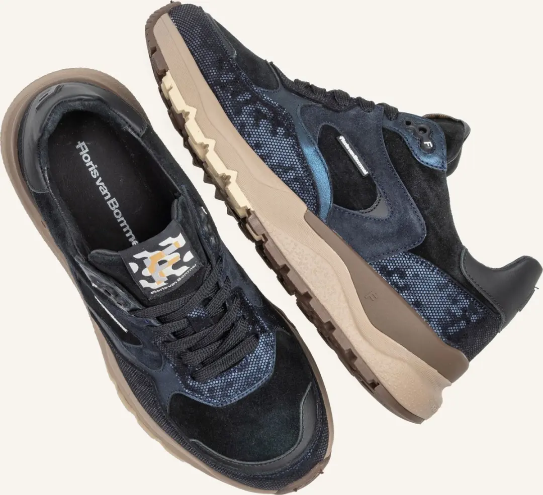 Floris van Bommel Treni Sneakers Sfw-10164 - Dames - Zwart - Maat 42