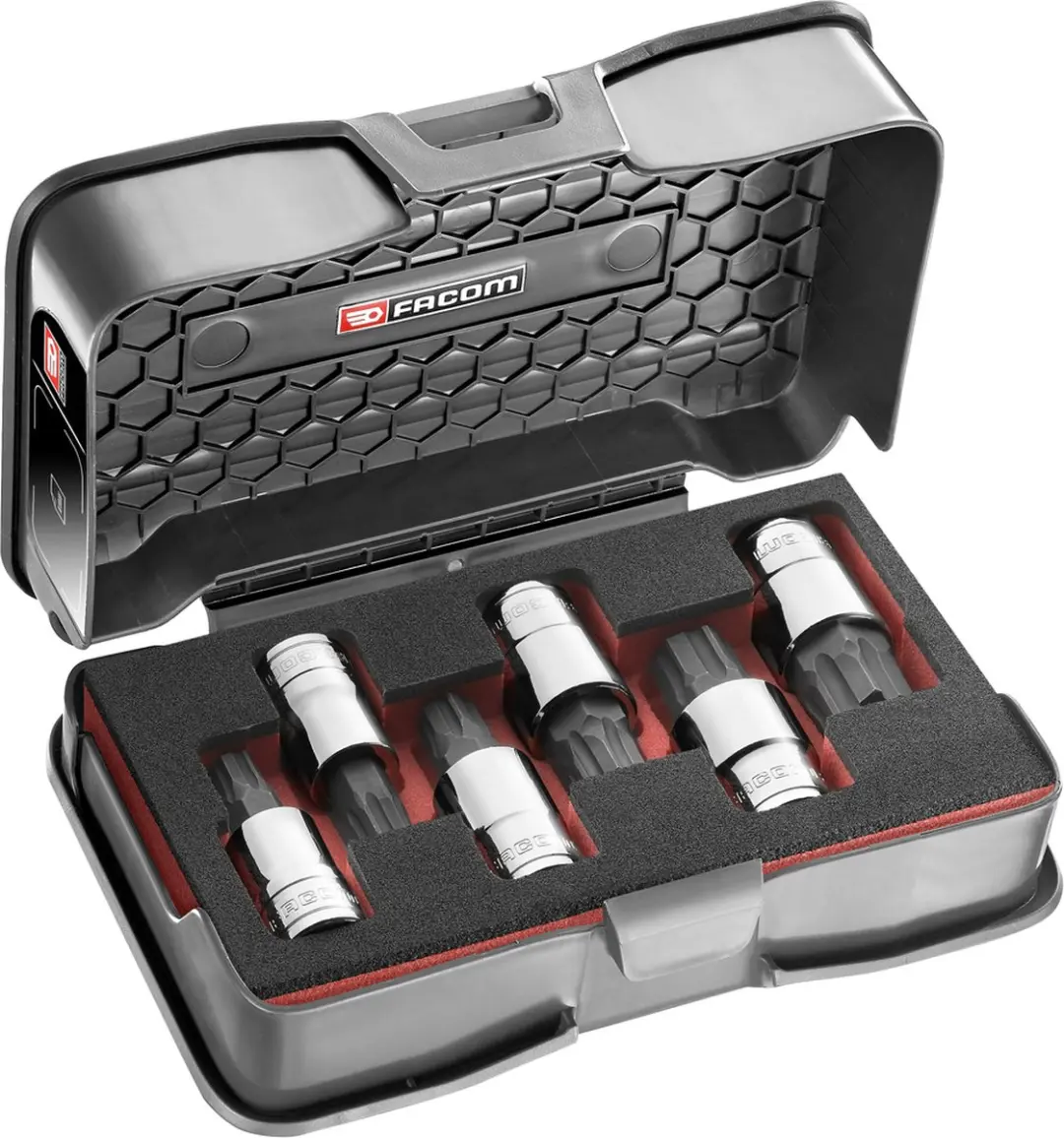 FACOM 6-delige GRIP-bitdoppen 10-19mm