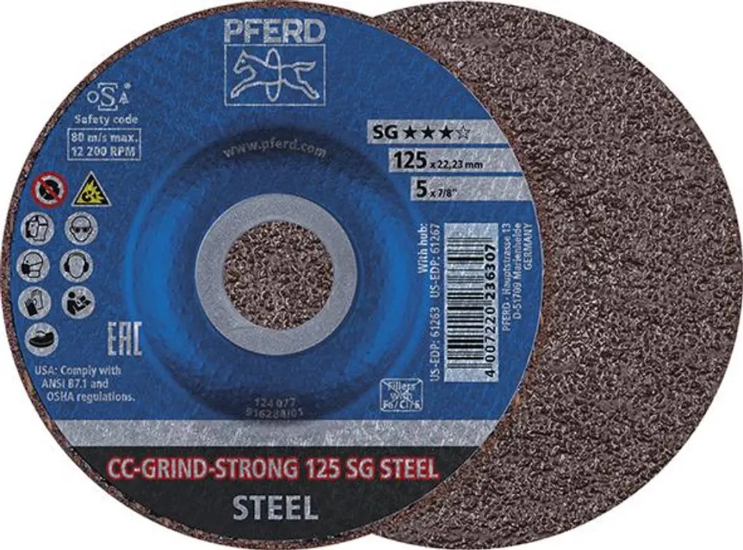 Pferd CC-Grind Strong-Steel Schuurschijf 125mm