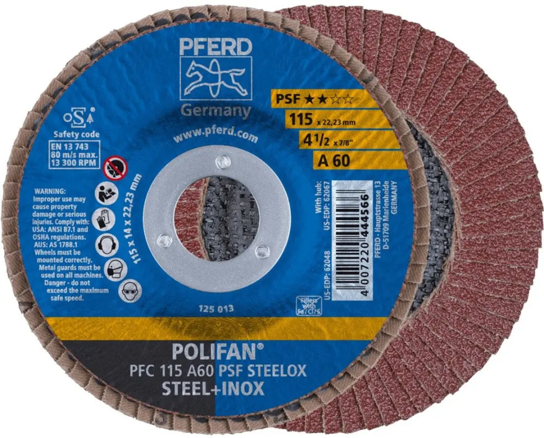 Pferd Polifan A PSF SteeLOX Lamellenschijf Ø115mm