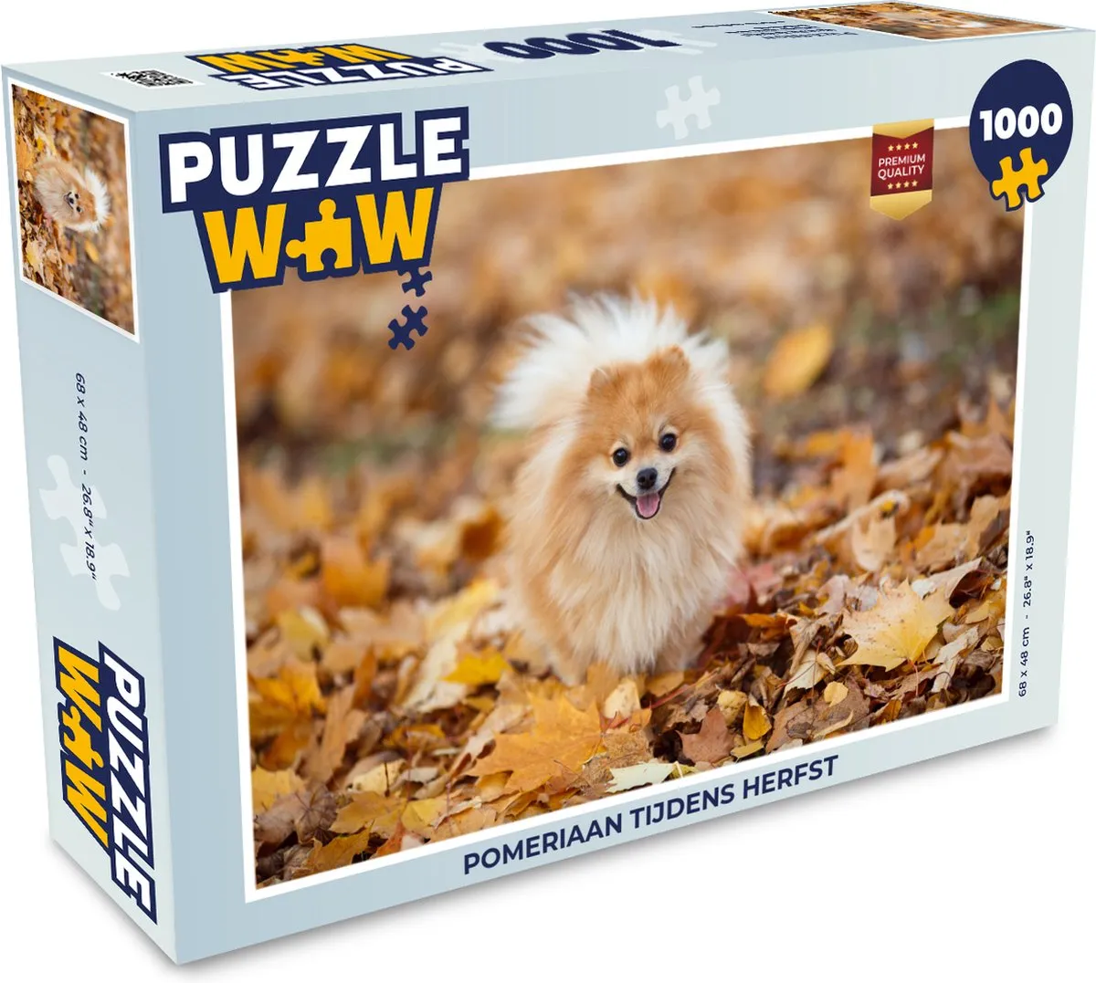 PuzzleWow Legpuzzel Pomeriaan Herfst 1000 Stuks - Multicolor
