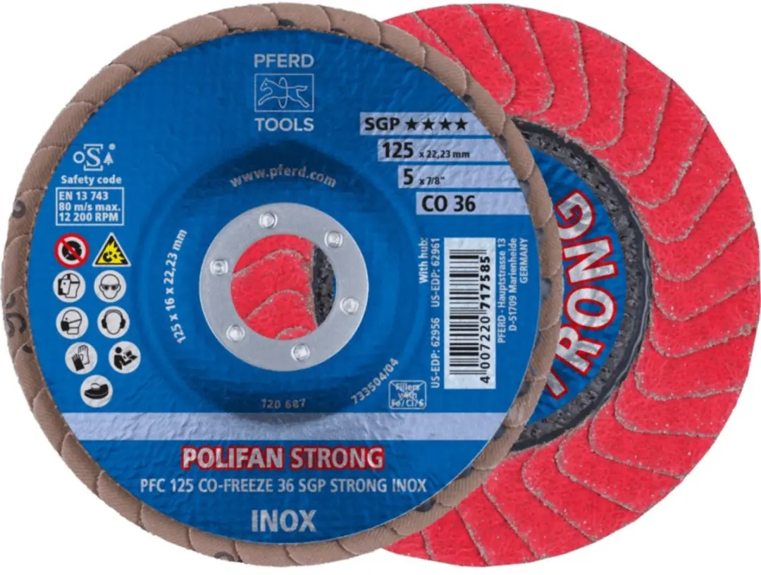 Pferd STRONG125mm CO SGP K36 Waaierschuurschijf