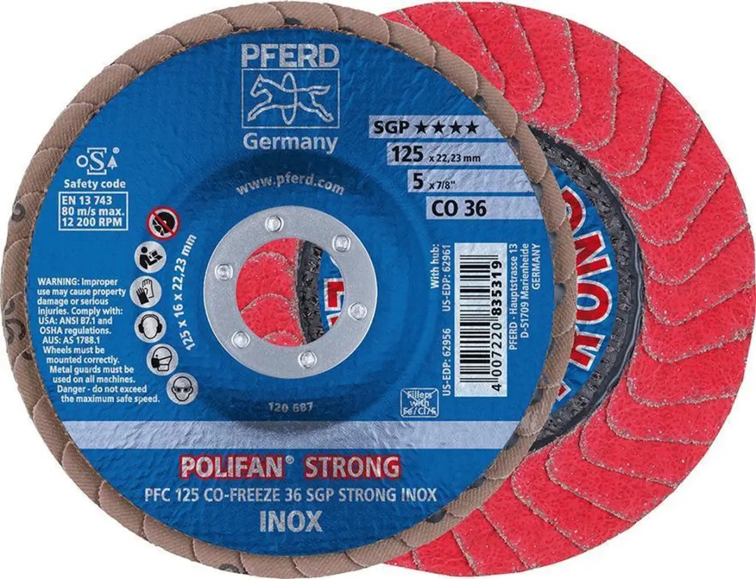 Pferd STRONG125mm Waaierschuurschijf CO SGP K50
