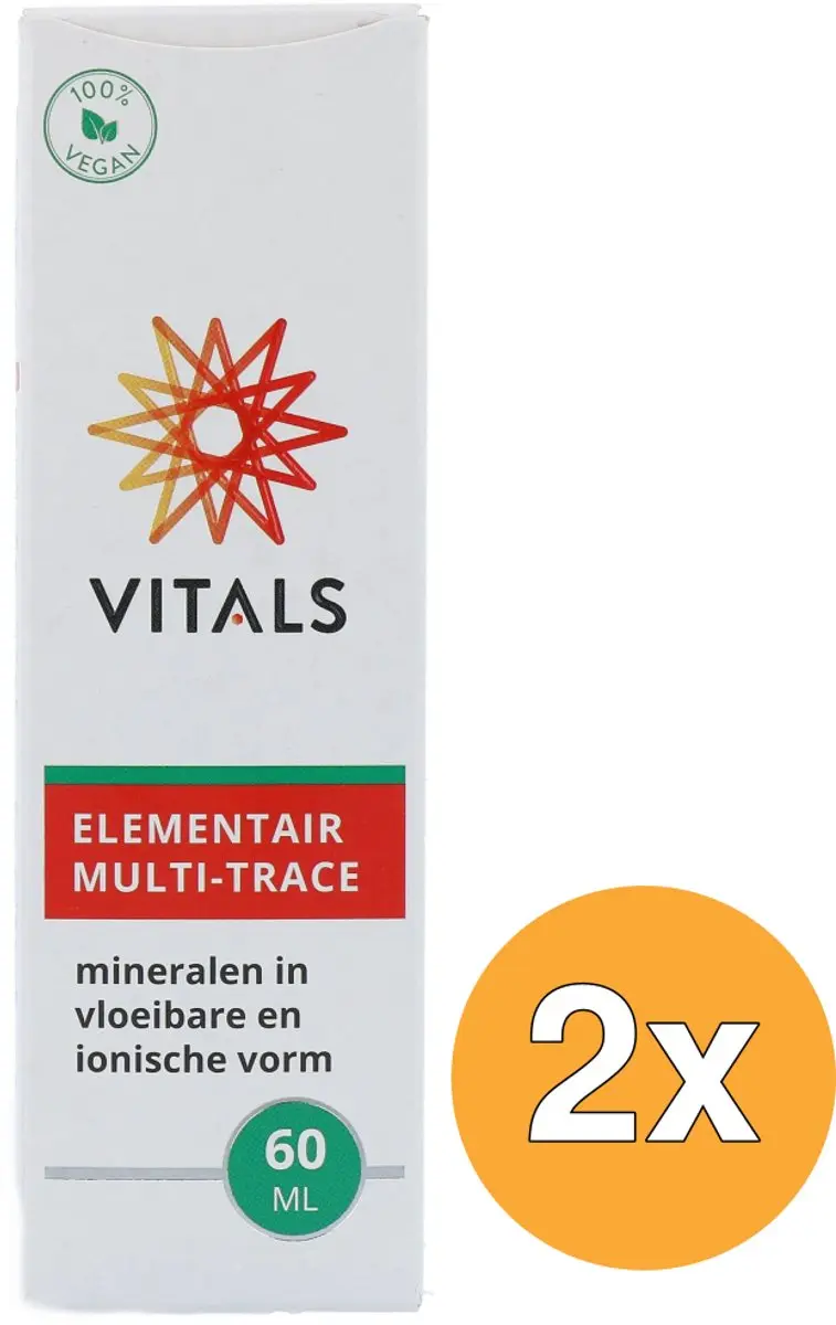 2x Vitals Elementair Multi-Trace (60 ml)