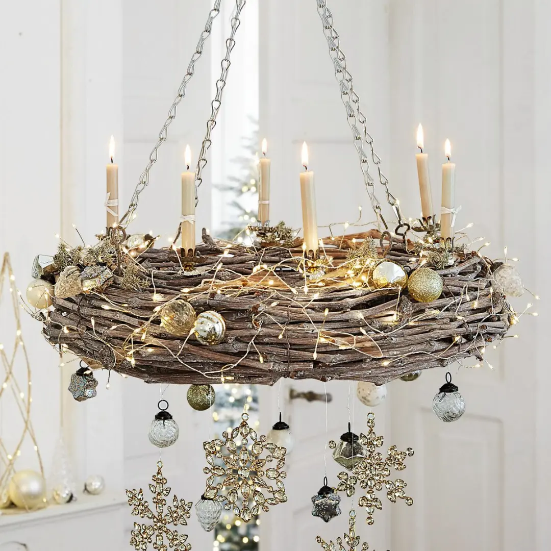 Loberon Minas Ledlichtsnoer - Warm wit - Zilverkleurig - afbeelding 3 van 6