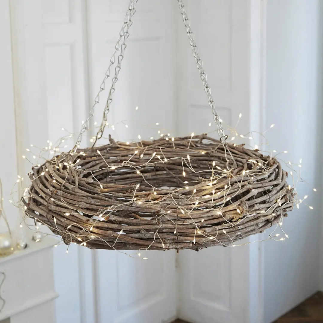 Loberon Minas Ledlichtsnoer - Warm wit - Zilverkleurig - afbeelding 2 van 6