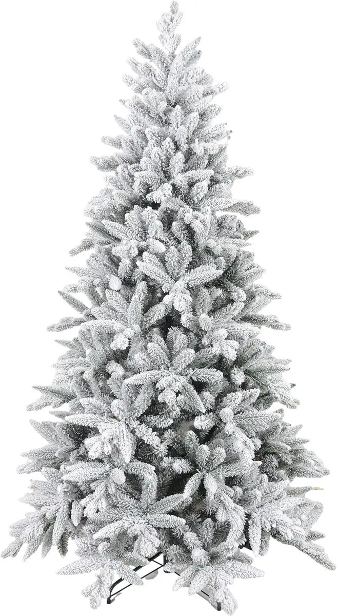 HOMCOM Kerstboom Kunststof, Metaal Ø110 x 180H cm Groen