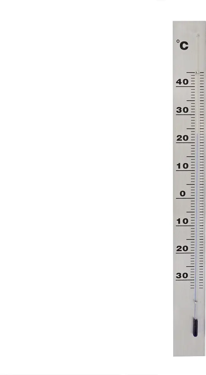 Nature Muurthermometer Aluminium