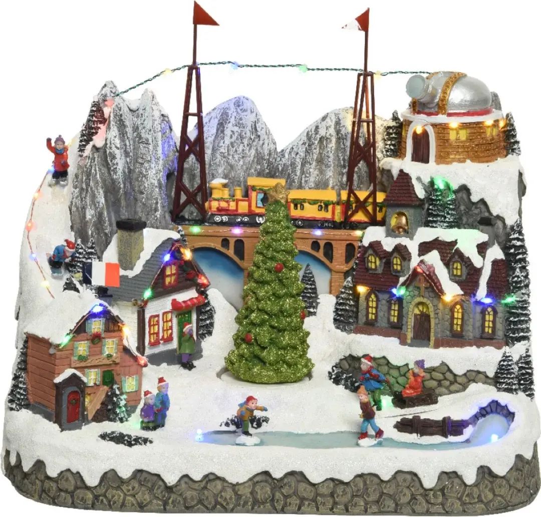 Lumineo LED Scenery L24.5xB37.5xH33cm Kerstverlichting
