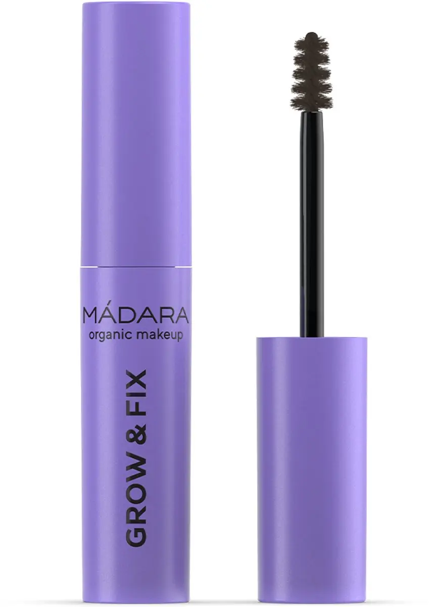 MÁDARA Grow & Fix Tinted Brow Gel - Ash Brown 4ml - afbeelding 5 van 6