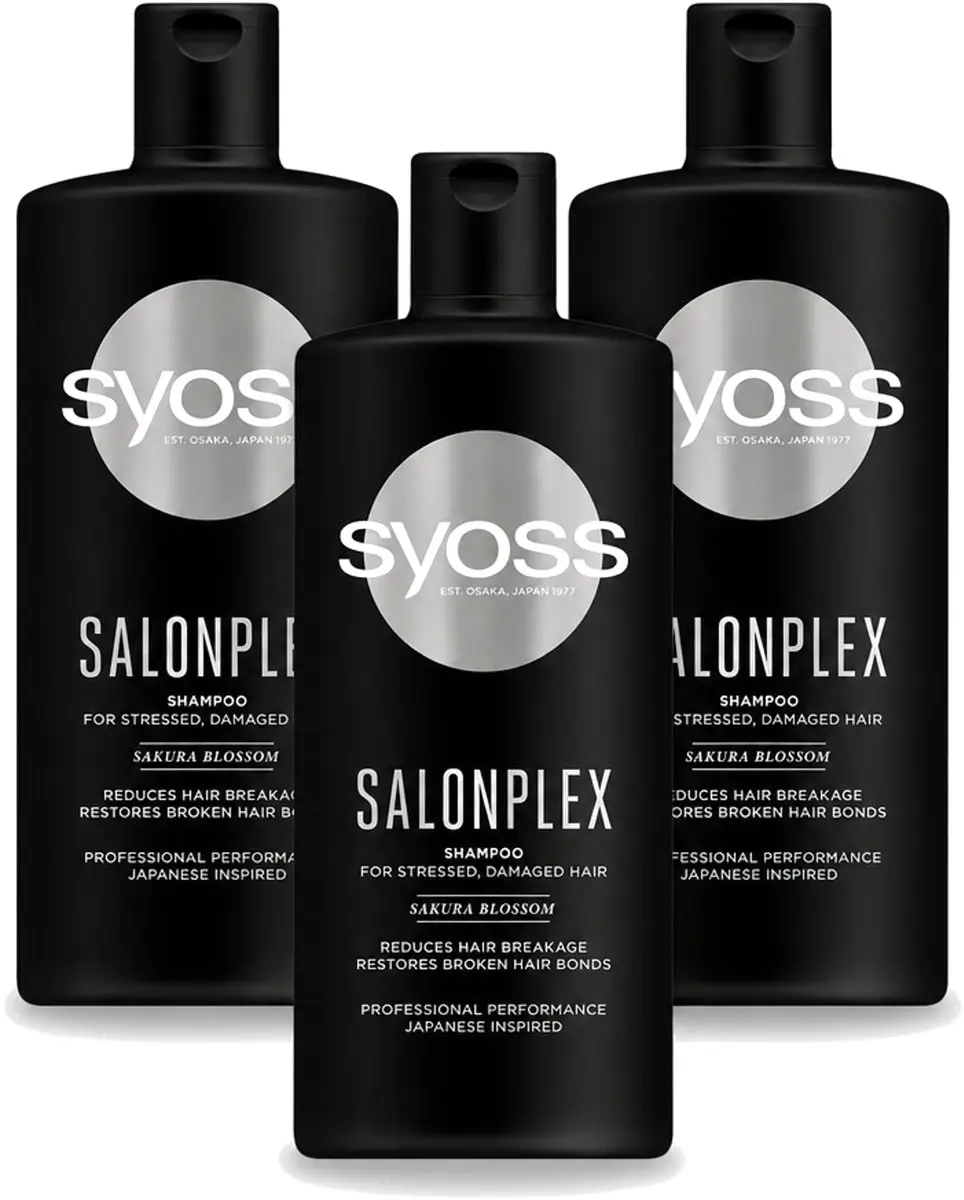 3 x Syoss Salonplex Shampoo
