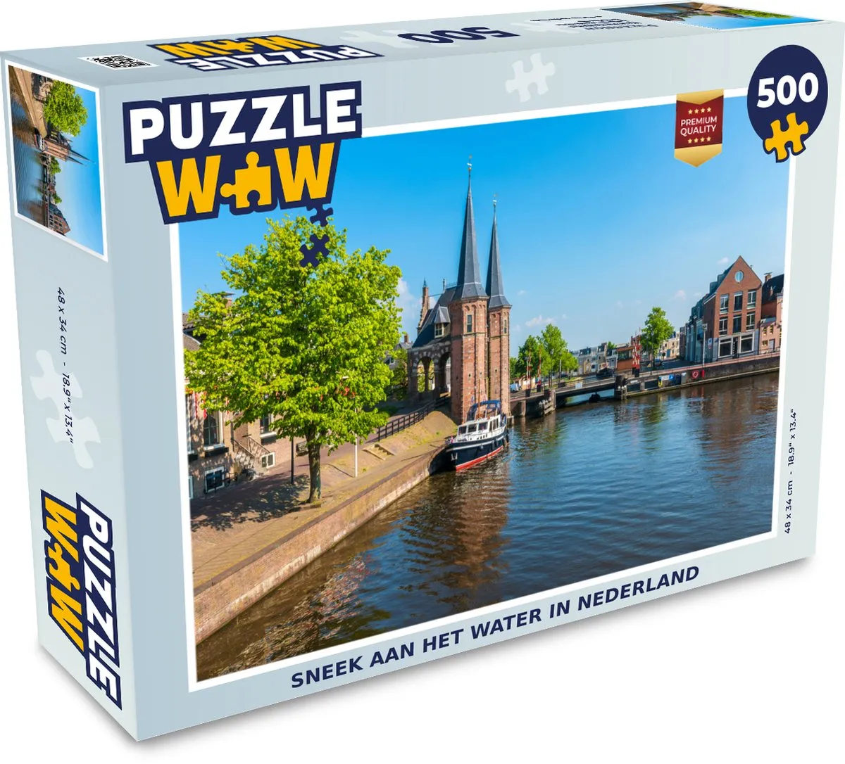 PuzzleWow Legpuzzel 500 Stuks - Multicolor