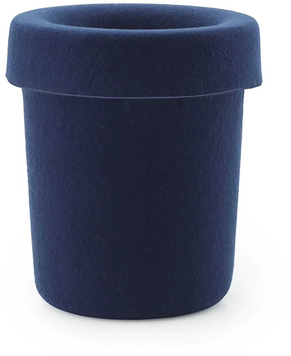 Normann Copenhagen Hide Office Prullenbak Dark Blue