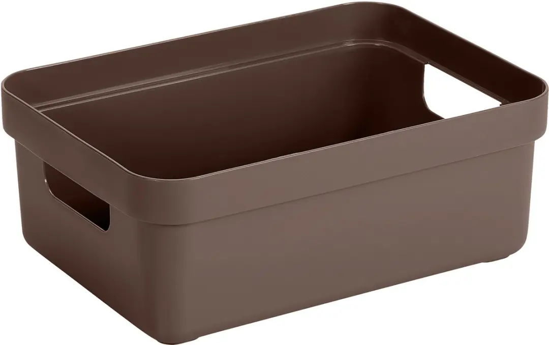 Sunware Sigma home opbergbox 9L bruin 350 x 246 x 122 mm