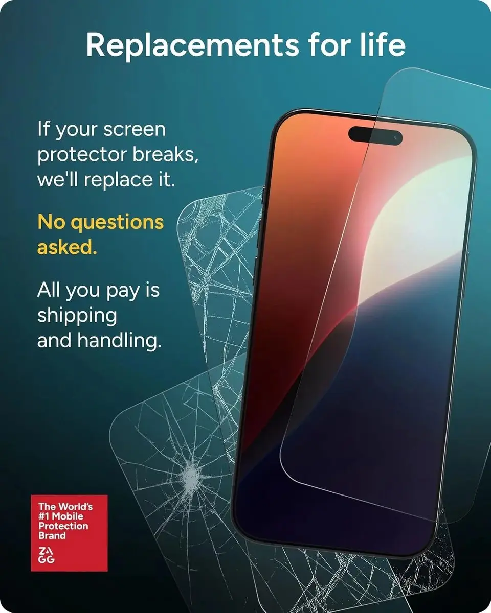 ZAGG InvisibleShield Glass Elite iPhone 18 Pro Max - Privacy Glas - afbeelding 6 van 6
