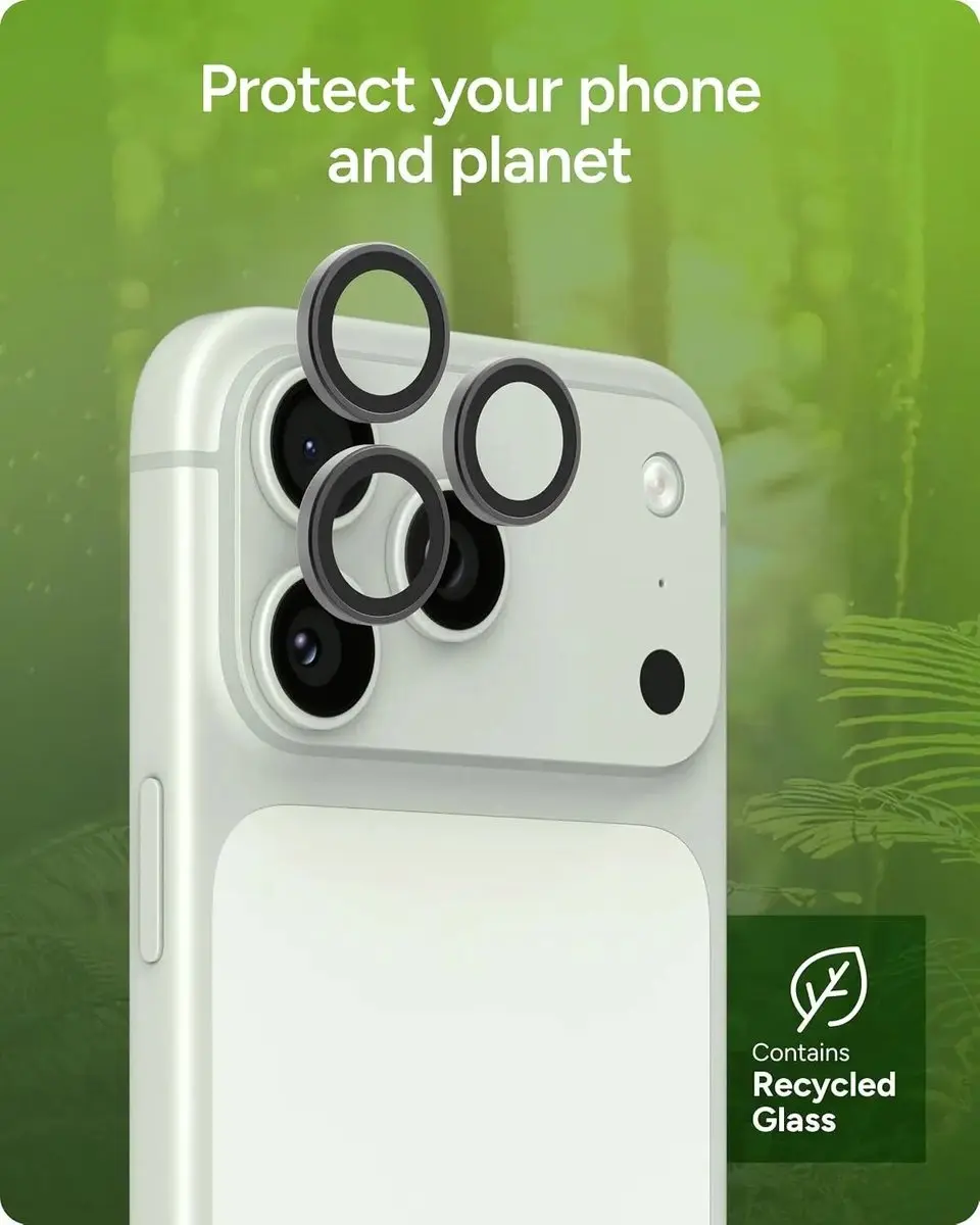 ZAGG Glass Elite Camera Rings iPhone 18 Pro/Max - Zwart - afbeelding 3 van 6