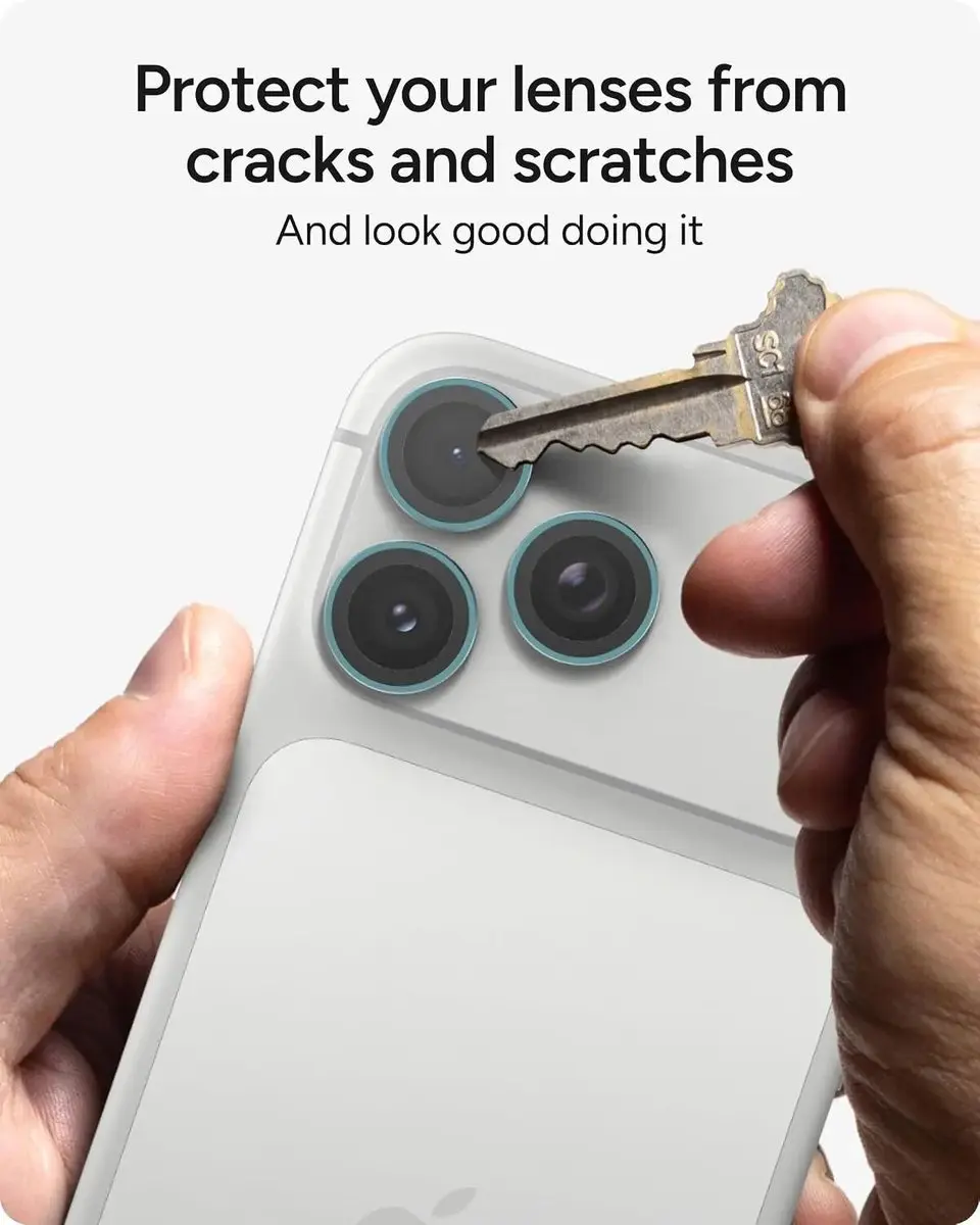ZAGG Glass Elite Camera Rings iPhone 18 Pro/Pro Max - Blauw - afbeelding 2 van 6