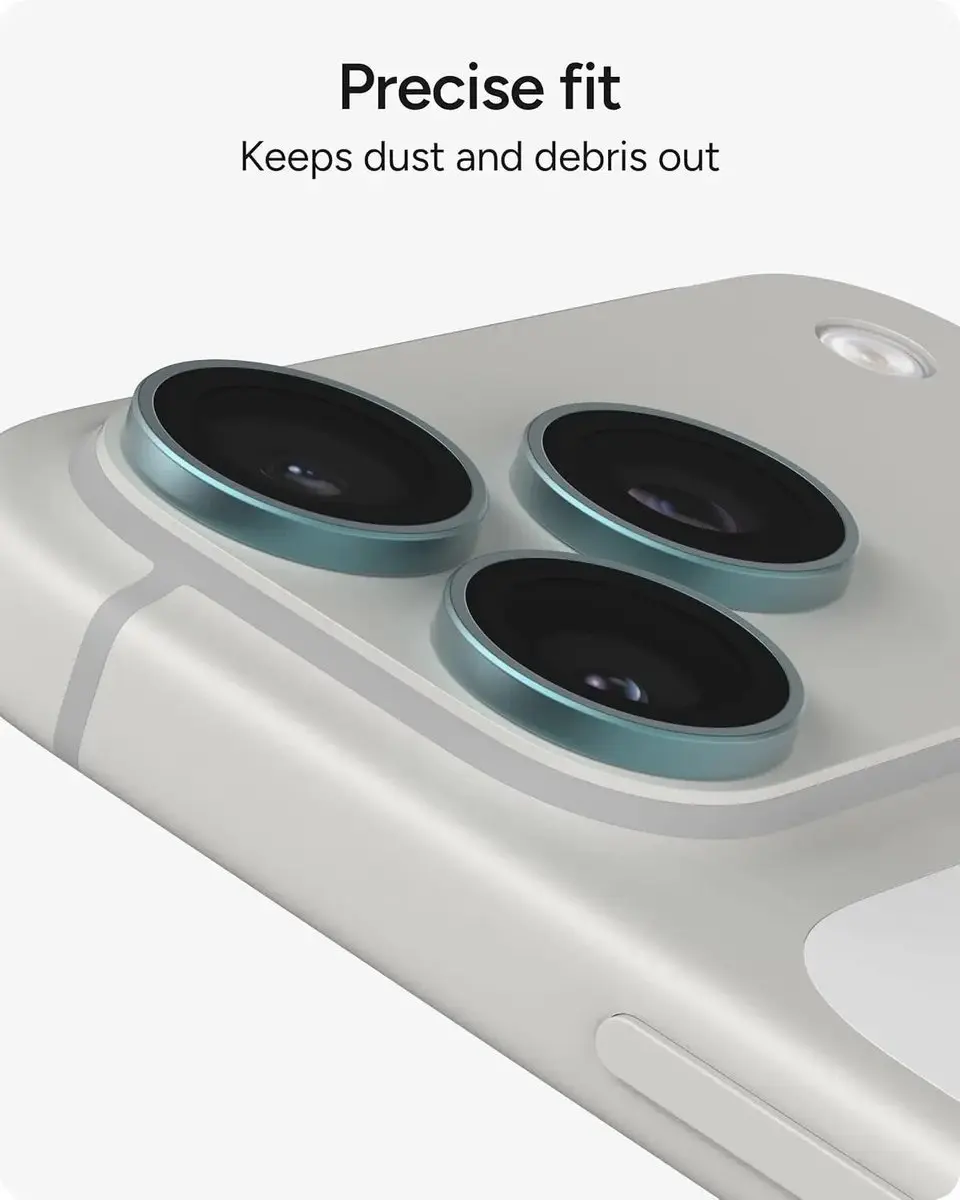 ZAGG Glass Elite Camera Rings iPhone 18 Pro/Pro Max - Blauw - afbeelding 3 van 6