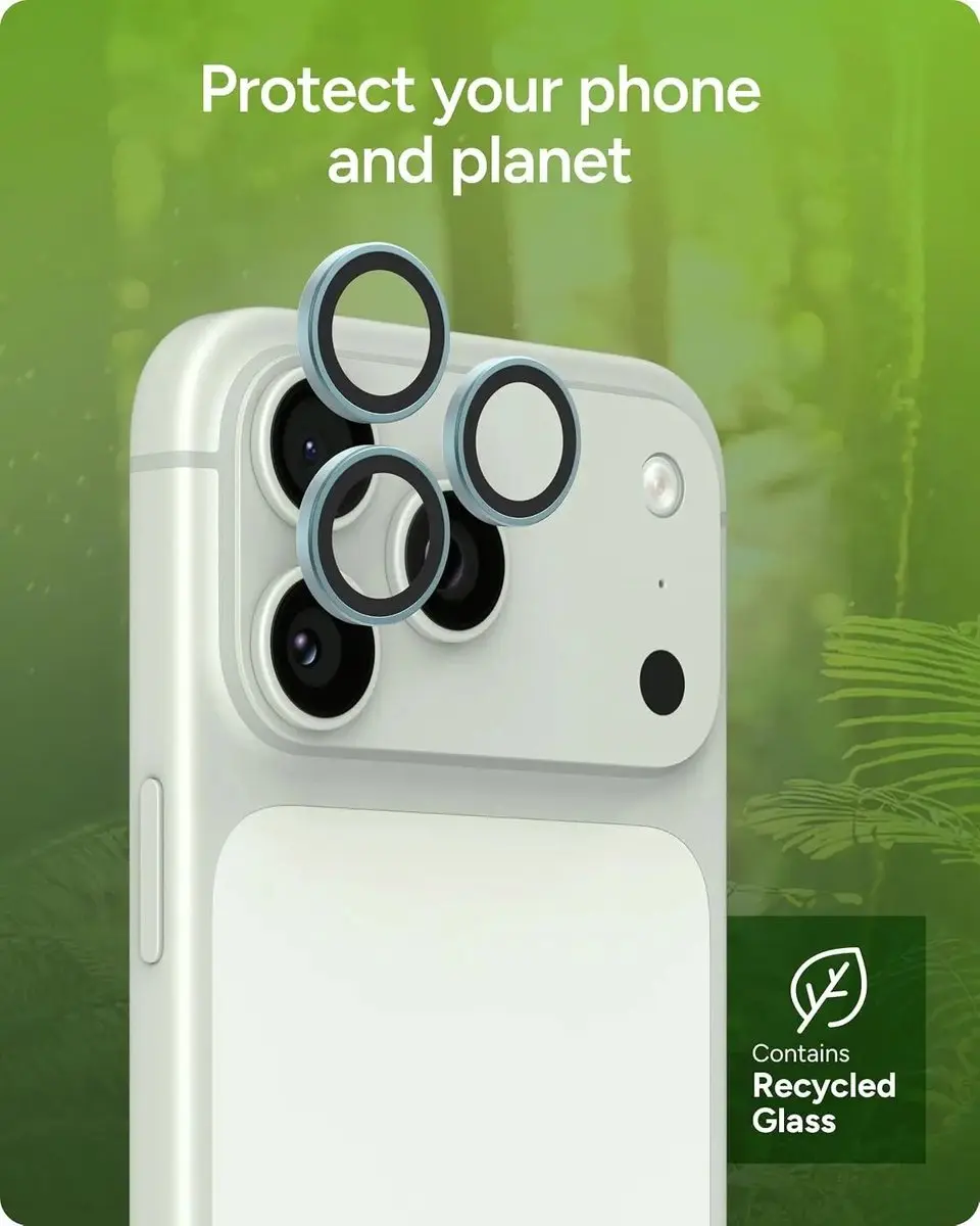 ZAGG Glass Elite Camera Rings iPhone 18 Pro/Pro Max - Blauw - afbeelding 5 van 6
