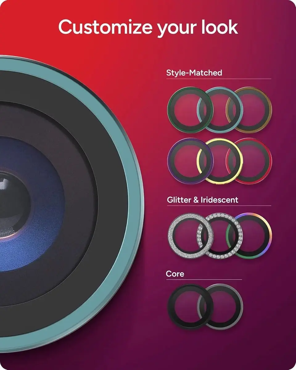 ZAGG Glass Elite Camera Rings iPhone 18 Pro/Pro Max - Blauw - afbeelding 6 van 6