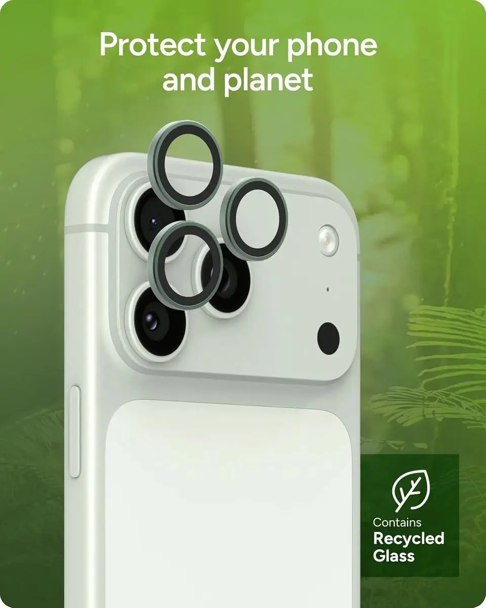 ZAGG Glass Elite Camera Rings iPhone 18 Pro/Pro Max - Groen - afbeelding 3 van 6