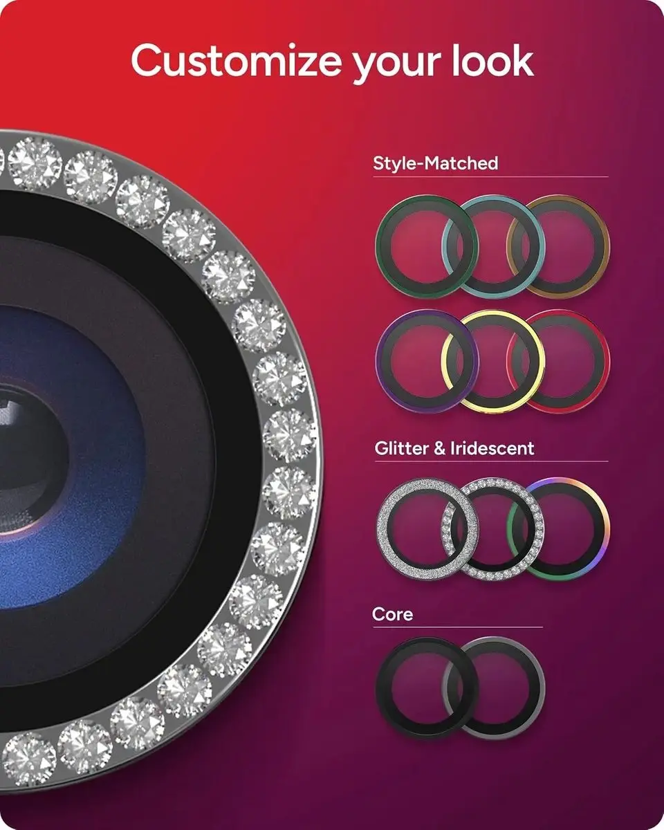 ZAGG Glass Elite Camera Rings iPhone 18 Pro/Pro Max - Tempered Glass - afbeelding 6 van 6