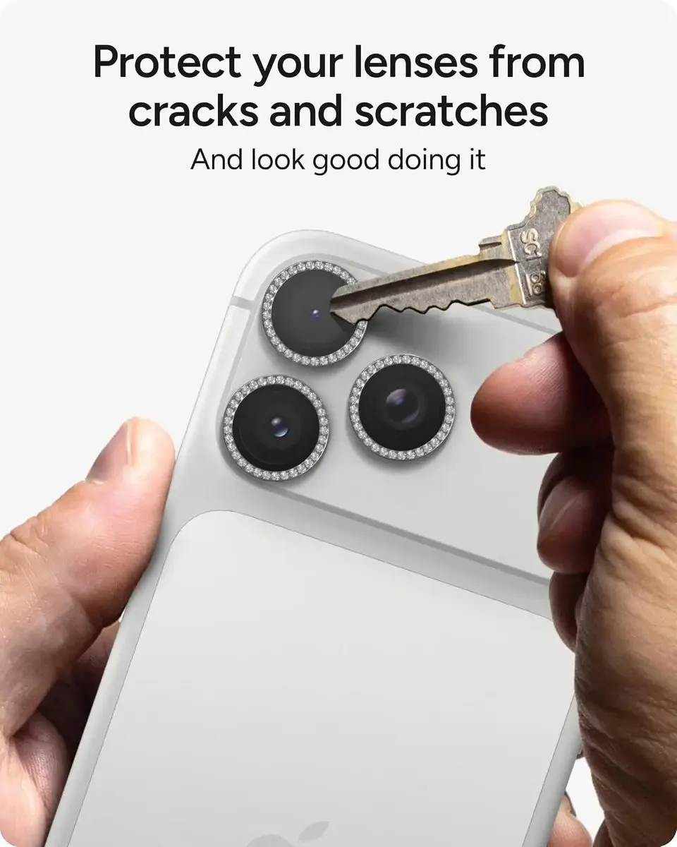 ZAGG Glass Elite Camera Rings iPhone 18 Pro/Pro Max - Tempered Glass - afbeelding 3 van 6