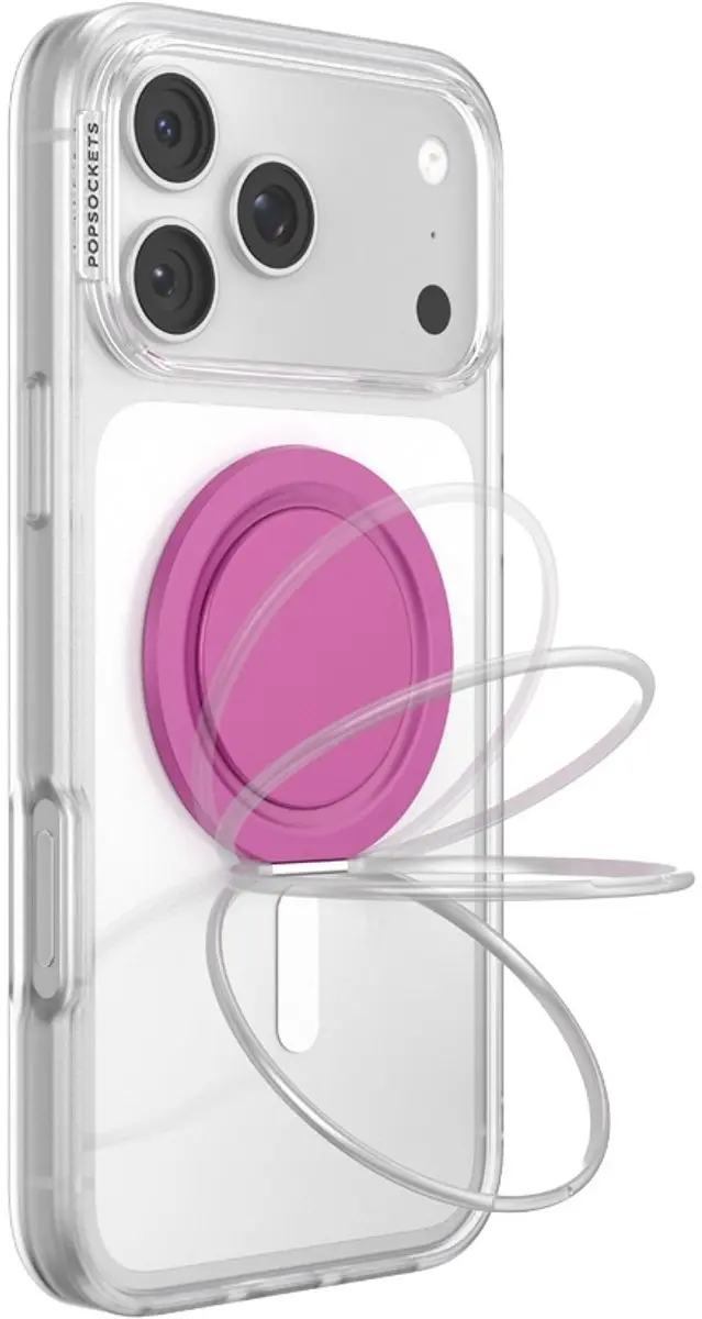 PopSockets PopGrip Low Pro Electric Fuschia - MagSafe - afbeelding 5 van 6