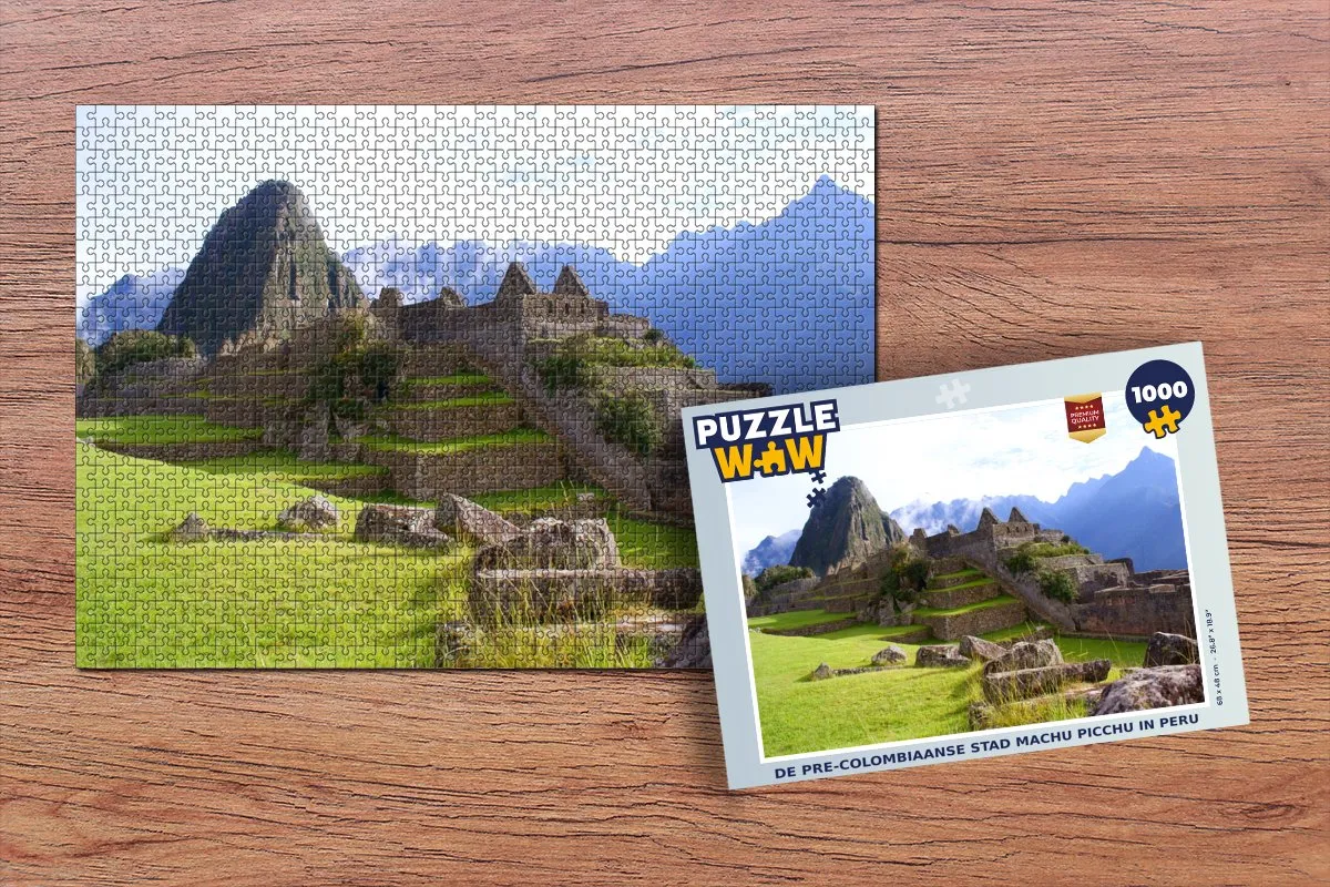 PuzzleWow Machu Picchu Legpuzzel 1000 Stuks - Multicolor