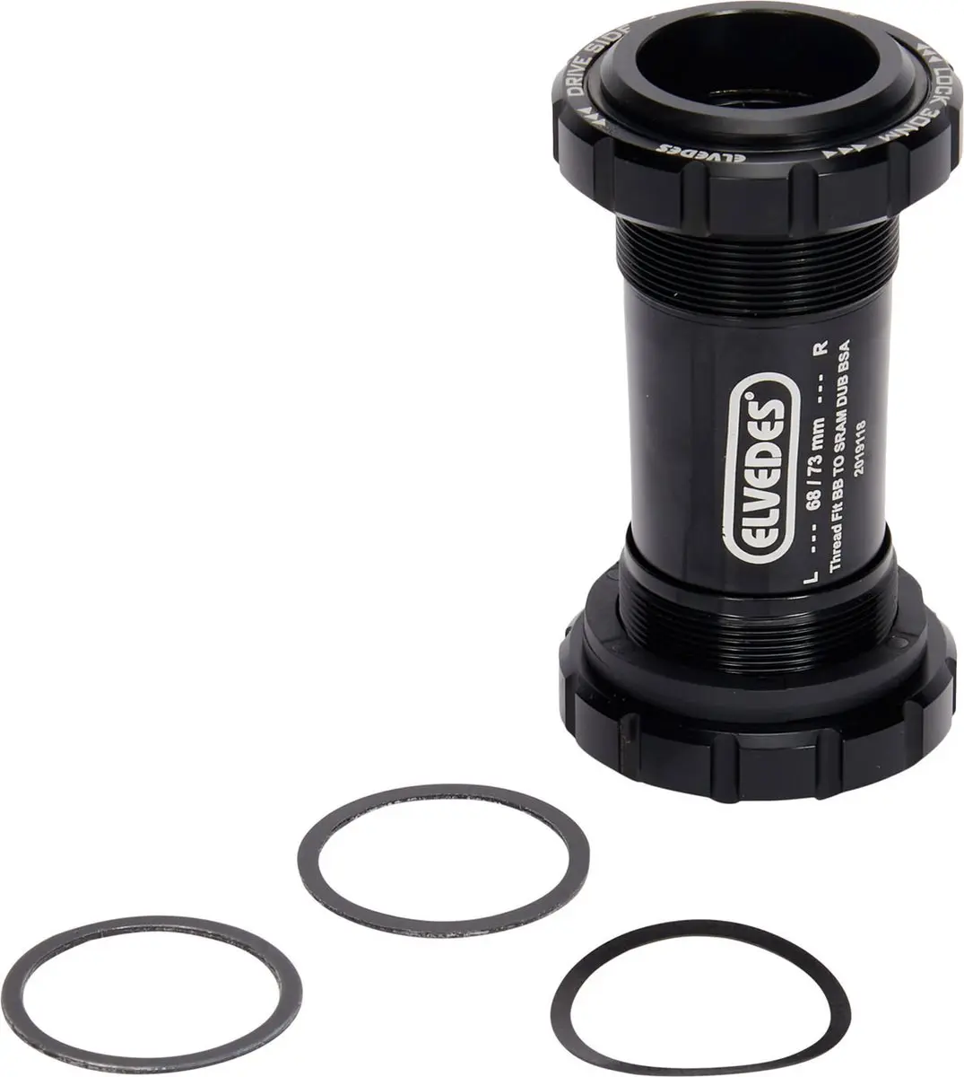 Elvedes Trapas SRAM DUB BSA - Zwart - afbeelding 2 van 2