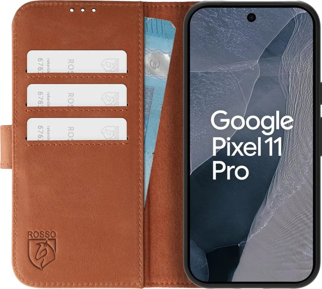 Rosso Deluxe Echt Leer Hoesje Google Pixel 11 Pro 262790