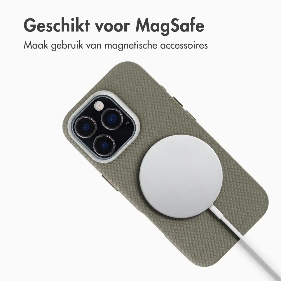Accezz iPhone 16 Pro MagSafe Hoesje - Donkergrijs - afbeelding 2 van 6