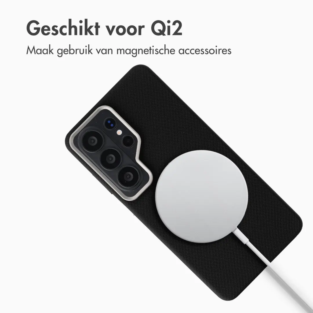 Accezz Hoesje Samsung Galaxy S26 Ultra - Magnetische Ring - Zwart - afbeelding 2 van 6